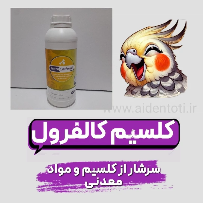 کلسیم کالفرول مکمل تقویتی طوطی
